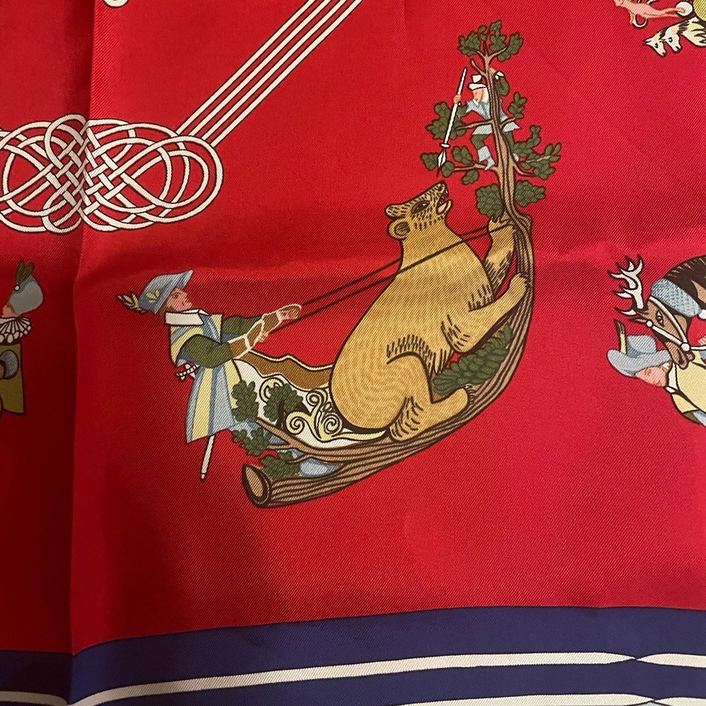 Hermès Les Fantaisies du Roy Circa 2000 Scarf - Picture 6 of 12